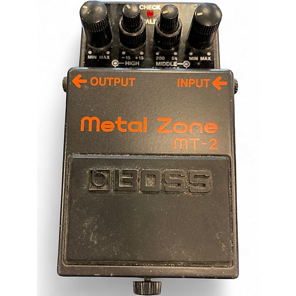 Used BOSS MT2 Metal Zone Distortion Effect Pedal
