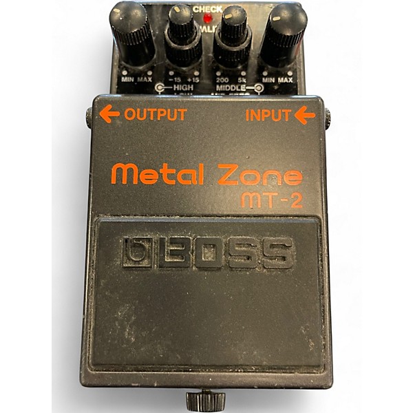 Used BOSS MT2 Metal Zone Distortion Effect Pedal