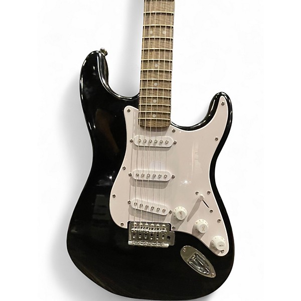 Used Squier Affinity Stratocaster Black Solid Body Electric Guitar