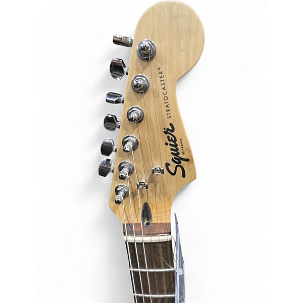 Used Squier Affinity Stratocaster Black Solid Body Electric Guitar