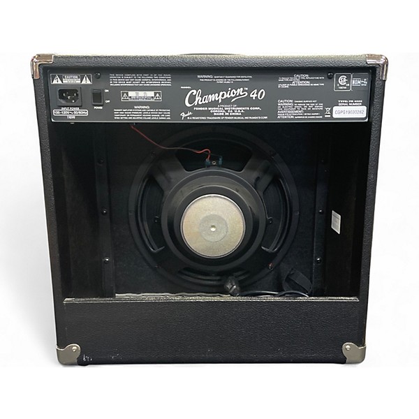 Used Fender Champion 40 Guitar Combo Amp