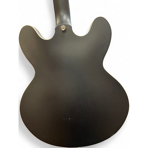 Used Epiphone WORN CASINO Flat Black Hollow Body Electric Guitar