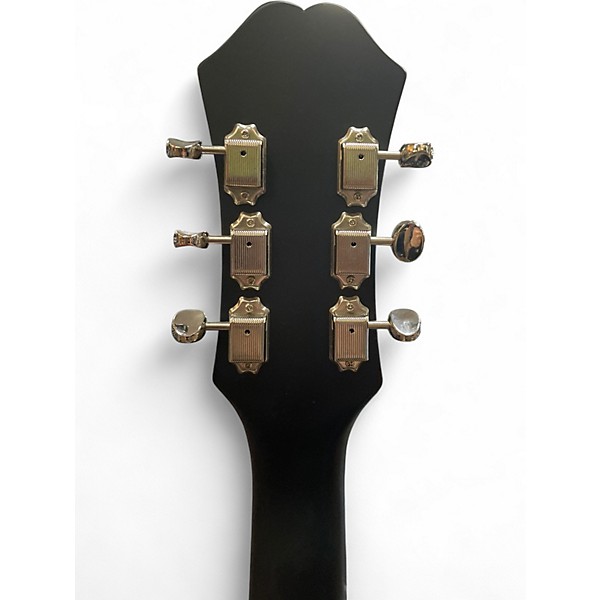 Used Epiphone WORN CASINO Flat Black Hollow Body Electric Guitar