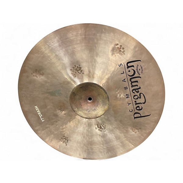 Used Pergamon 17in CRYSTAL LINE 17" CRASH Cymbal