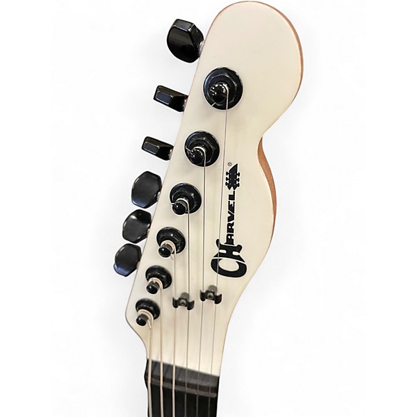 Used Charvel Joe Duplantier Signature Pro-Mod San Dimas Style 2 HH Satin White Solid Body Electric Guitar