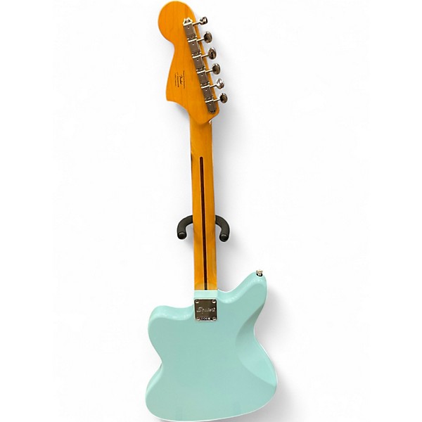 Used Squier CLASSIC VIBE JAGUAR DAPHNE BLUE Solid Body Electric Guitar