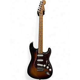 Used Fender Deluxe Roadhouse Stratocaster Sunburst Solid Body Electric Guitar