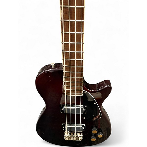 Used Gretsch Guitars G2220 Electromatic Jet Club Single-Cut Short-Scale Walnut Stain Electric Bass Guitar
