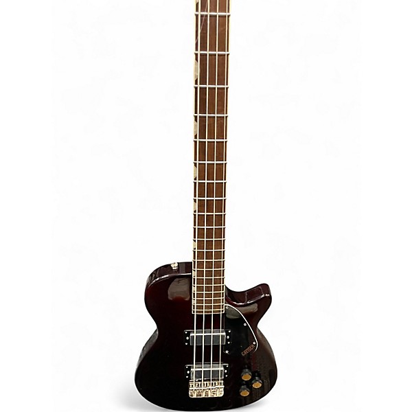 Used Gretsch Guitars G2220 Electromatic Jet Club Single-Cut Short-Scale Walnut Stain Electric Bass Guitar