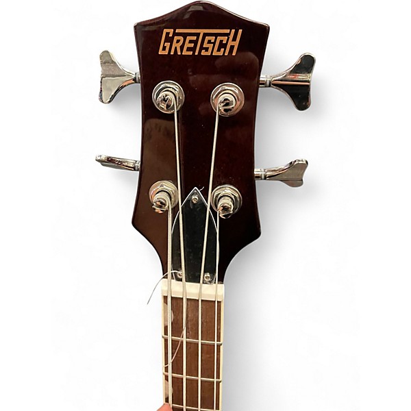Used Gretsch Guitars G2220 Electromatic Jet Club Single-Cut Short-Scale Walnut Stain Electric Bass Guitar