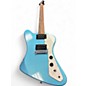 Used 2017 Gibson Firebird Zero Ice Blue Metallic Solid Body Electric Guitar