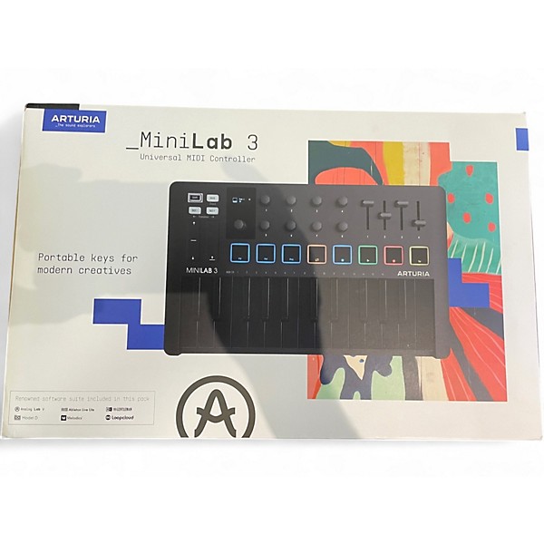 Used Arturia Minilab 3 MIDI Controller