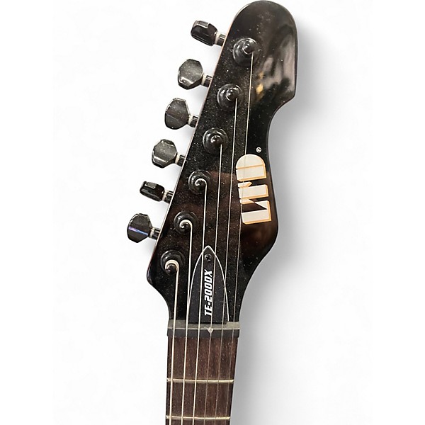 Used ESP LTD TE200DX Blue Burst Solid Body Electric Guitar