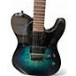 Used ESP LTD TE200DX Blue Burst Solid Body Electric Guitar