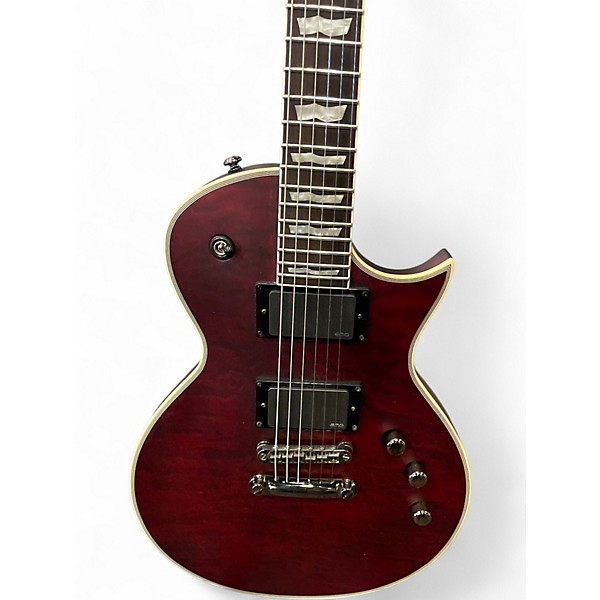 Used ESP LTD EC401 Crimson Red Burst Solid Body Electric Guitar