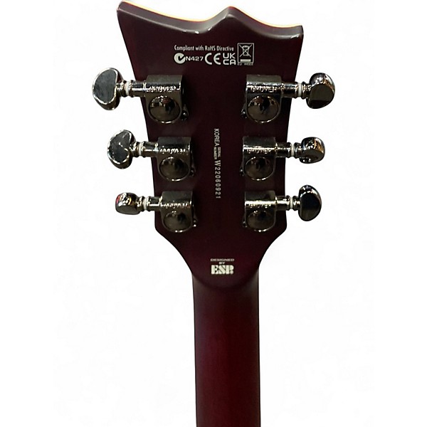 Used ESP LTD EC401 Crimson Red Burst Solid Body Electric Guitar