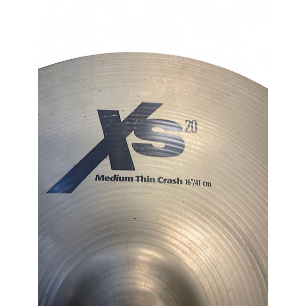 Used SABIAN 16in XS20 Medium Thin Crash Cymbal