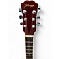 Used Stagg SW206CE Maroon Acoustic Electric Guitar