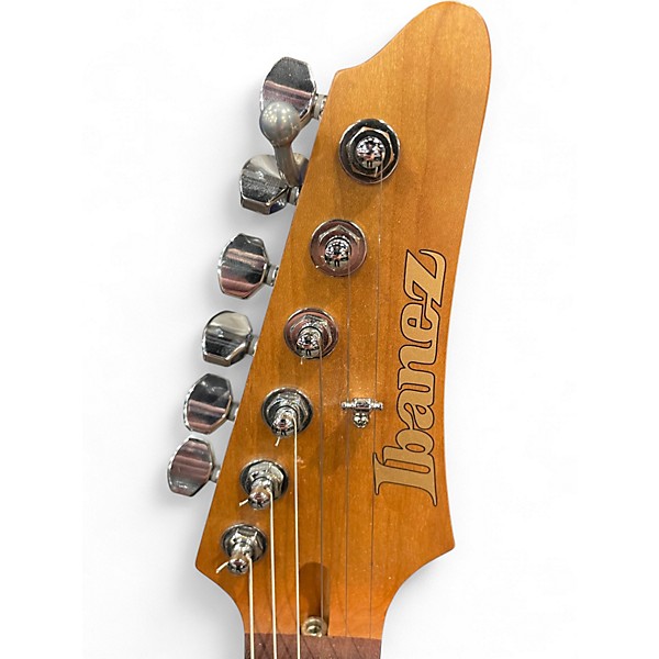 Used Ibanez AZ24S1F GRAY FLAME Solid Body Electric Guitar