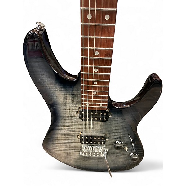 Used Ibanez AZ24S1F GRAY FLAME Solid Body Electric Guitar