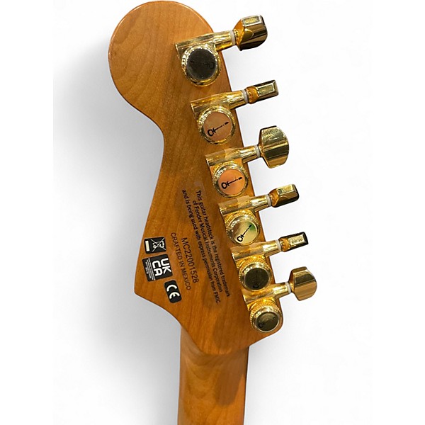 Used Charvel DK24 HH 2PTCMQM TRANSPARENT BLACK BURST Solid Body Electric Guitar