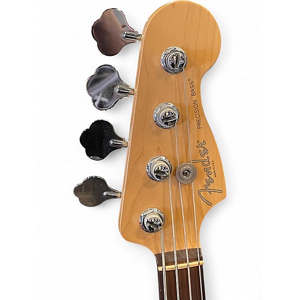 Used Fender American Precision Bass Natural Electric Bass Guitar