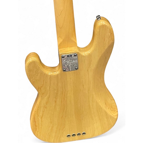 Used Fender American Precision Bass Natural Electric Bass Guitar