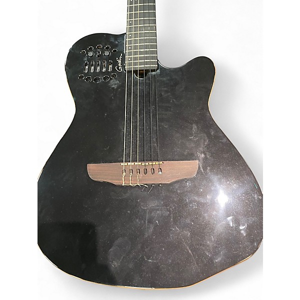 Used Godin ACS Multiac Black Acoustic Electric Guitar