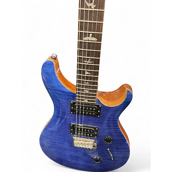 Used PRS SE Custom 24 Blue Solid Body Electric Guitar