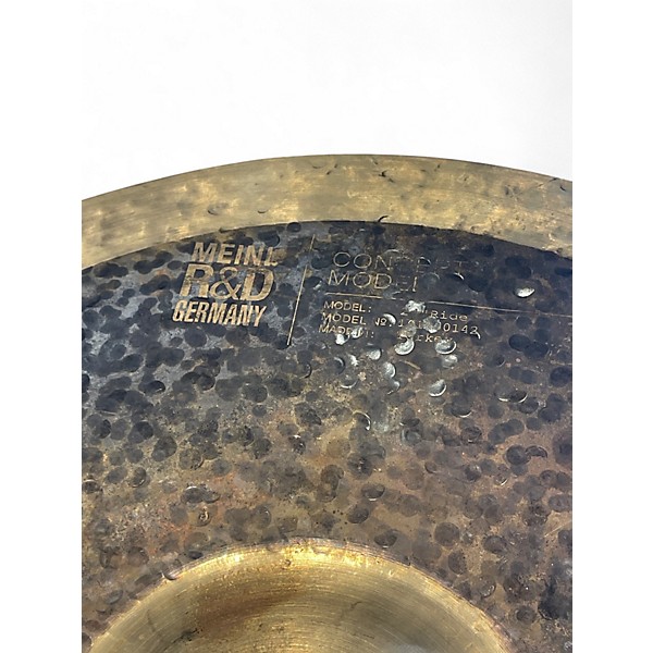 Used MEINL 24in CONCEPT R&D Cymbal