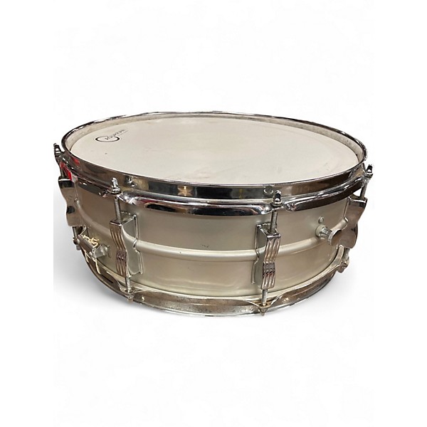 Used Ludwig 5.5X14 Acrolite Snare matte aluminum Drum