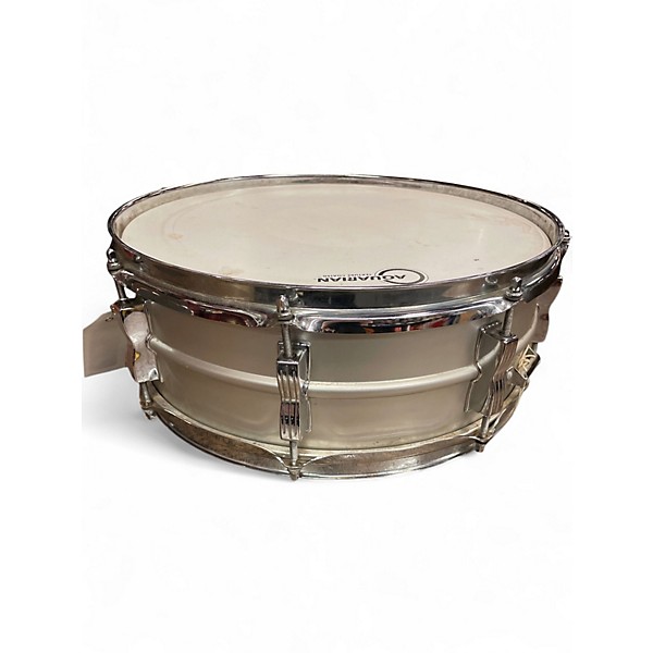Used Ludwig 5.5X14 Acrolite Snare matte aluminum Drum