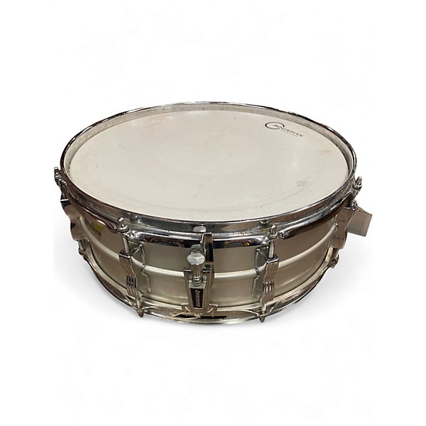 Used Ludwig 5.5X14 Acrolite Snare matte aluminum Drum