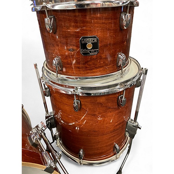 Used Gretsch Drums 3 Piece Catalina Club Series Walnut Drum Kit