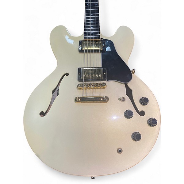 Vintage 1984 Gibson ES335  Pearl White Hollow Body Electric Guitar