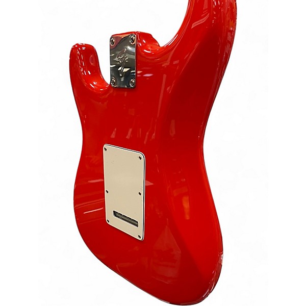 Used Fender Player Stratocaster Coral Red Solid Body Electric Guitar