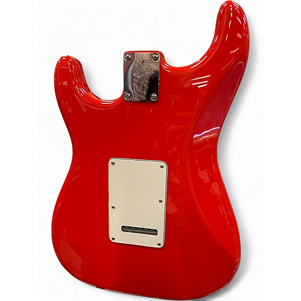 Used Fender Player Stratocaster Coral Red Solid Body Electric Guitar