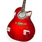 Used Ovation 1767 Legend Candy Red Burst Acoustic Electric Guitar