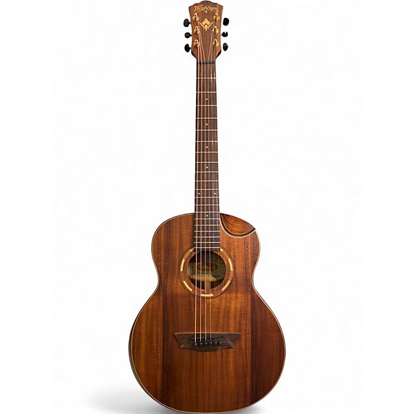 Used Washburn WCGM55K-D Natural Acoustic Guitar