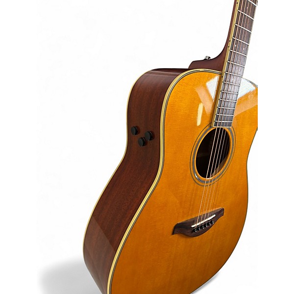Used Yamaha FG-TA Natural Acoustic Electric Guitar