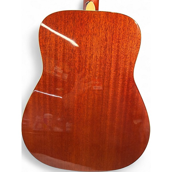 Used Yamaha FG-TA Natural Acoustic Electric Guitar