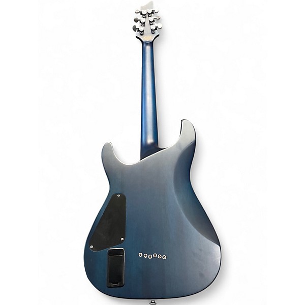 Used 2023 Schecter Guitar Research C1 Platinum Midnight Blue Solid Body Electric Guitar