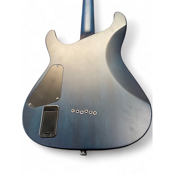 Used 2023 Schecter Guitar Research C1 Platinum Midnight Blue Solid Body Electric Guitar