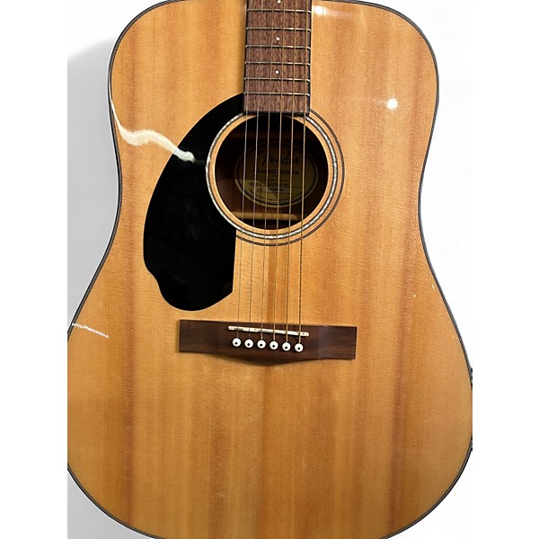 Used Fender` CD60S LH Natural Acoustic Guitar
