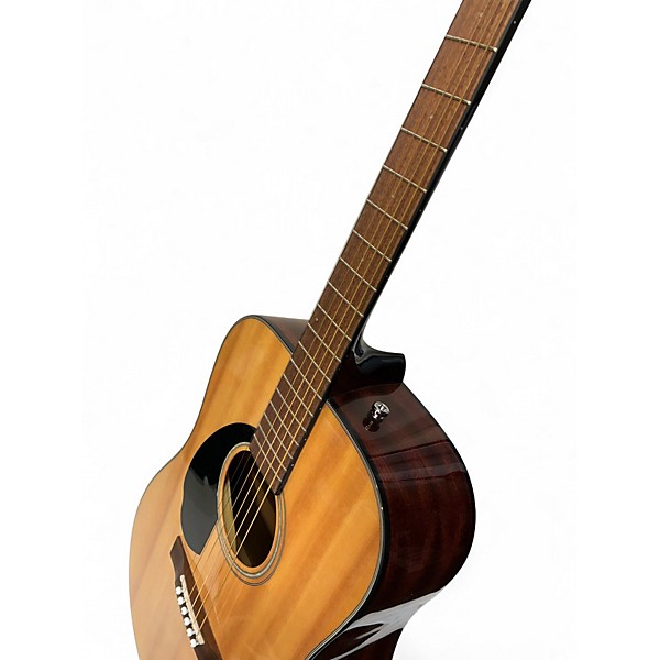 Used Fender` CD60S LH Natural Acoustic Guitar