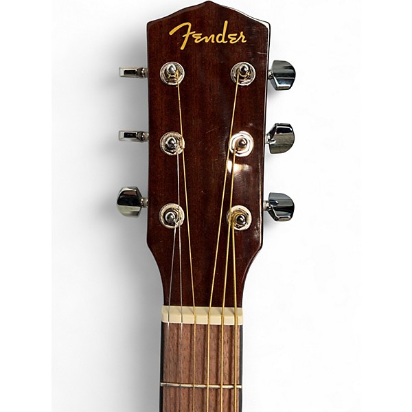 Used Fender` CD60S LH Natural Acoustic Guitar