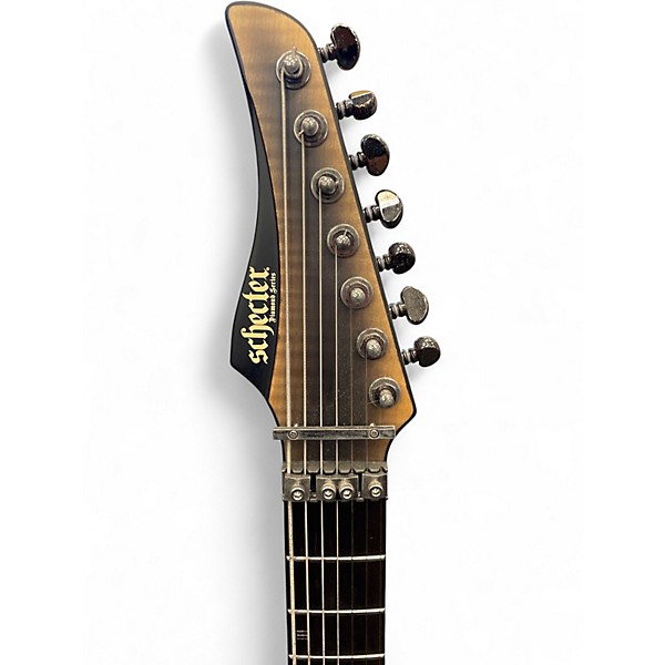 Used Schecter Guitar Research BANSHEE MACH 7 FRS FALLOUT BURST Solid Body Electric Guitar