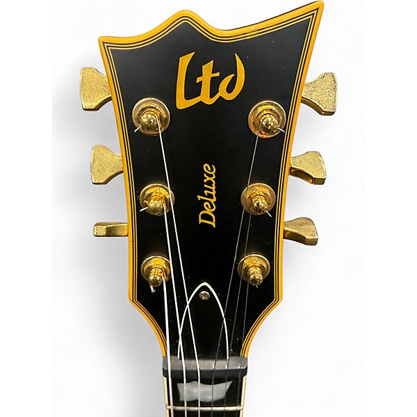 Used ESP EC1000 Deluxe Flat Black Solid Body Electric Guitar