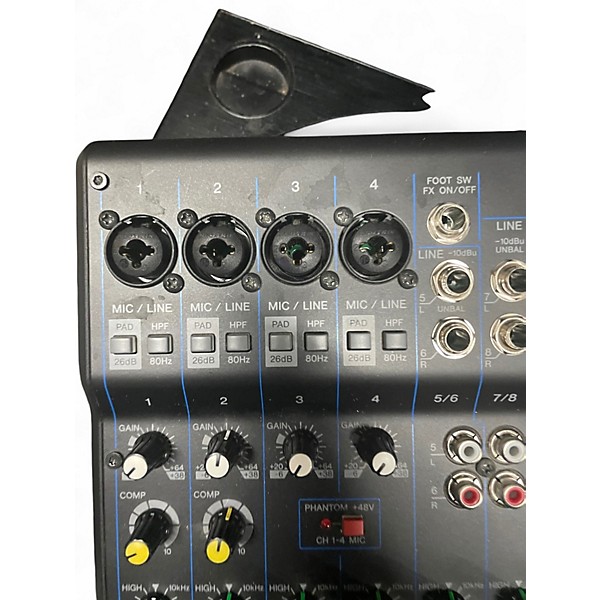 Used Yamaha MG10XU 10 Channel Mixer with Effects Unpowered Mixer