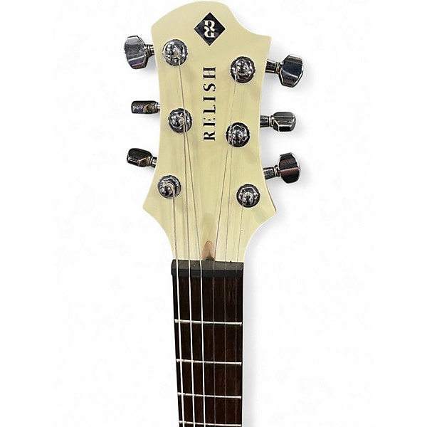 Used Relish Guitars SNOW MARY White Solid Body Electric Guitar